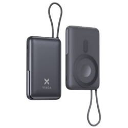 Батарея універсальна Vinga 10000 mAh 22.5W/15W/2.5W Wireless (VPBB1022WL)
