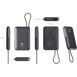 Батарея універсальна Vinga 10000 mAh 22.5W/15W/2.5W Wireless (VPBB1022WL)