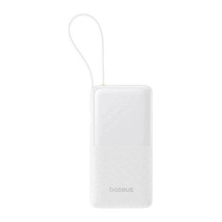 Батарея універсальна Baseus Bipow 2 20000mAh 20W with USB-C cable white (P10077101213-01)