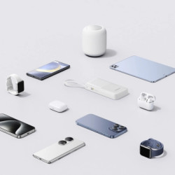 Батарея універсальна Baseus Bipow 2 20000mAh 20W with USB-C cable white (P10077101213-01)