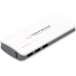 Батарея універсальна Esperanza 8000mAh input/Micro-USB, output/3*USB, White/Grey (EMP106WE)