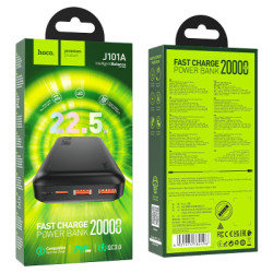 Батарея універсальна HOCO 20000mAh, 22.5W, Black (J101A / 45365)