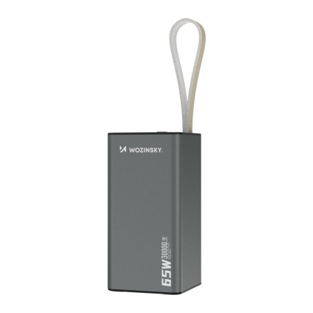 Батарея універсальна Wozinsky 30000mAh, K65+ 65W 30000mAh 2*USB-C, USB-A (5907769364457)