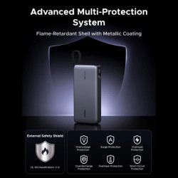 Батарея універсальна Ugreen 25000mAh 165W DualCable (PB552 55995B)