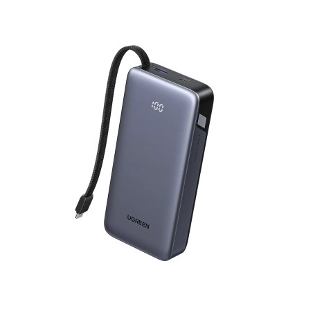Батарея універсальна Ugreen 20000mAh 45W with Built-in Cable (PB536 55988B)