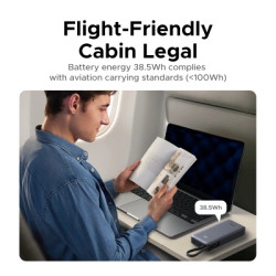 Батарея універсальна Ugreen 20000mAh 45W with Built-in Cable (PB536 55988B)