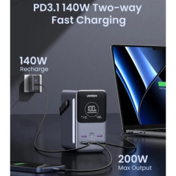 Батарея універсальна Ugreen 48000mAh 300W with Smart Digital Display (PB770 25286)