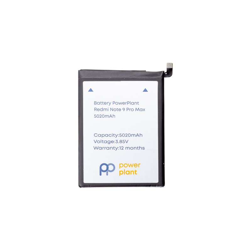 Акумуляторна батарея PowerPlant Xiaomi Redmi Note 9 Pro Max (BN52) 5020mAh (SM220373)