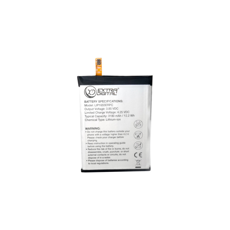 Акумуляторна батарея Extradigital Sony Xperia XZ2 LIS1655ERPC 3180 mAh (BMX6486)