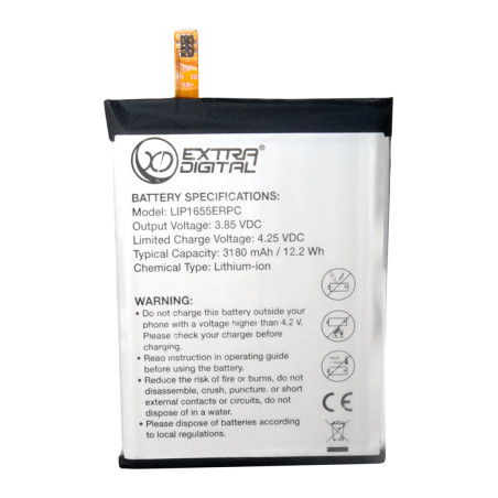 Акумуляторна батарея Extradigital Sony Xperia XZ2 LIS1655ERPC 3180 mAh (BMX6486)