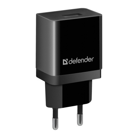 Зарядний пристрій Defender EPA-10 black, 1xUSB, 5V / 2.1A (83572)