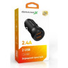 Зарядний пристрій Grand-X car 12-24V Black 2USB 5V/2.4A (CH-26/CH-26B)