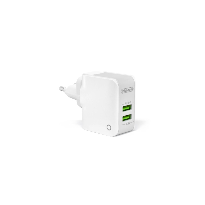 Зарядний пристрій Intaleo TCA242 (2USB2,4A) (white) (1283126477492)