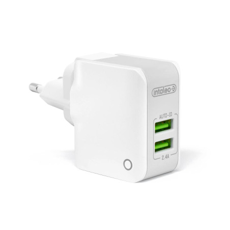 Зарядний пристрій Intaleo TCA242 (2USB2,4A) (white) (1283126477492)