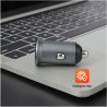 Зарядний пристрій ColorWay 2USB Car (Type-C PD20W + USB QC3.0 ) (38W) Gray (CW-CHA029PD-GR)