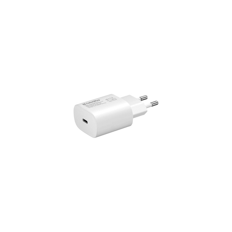Зарядний пристрій ColorWay Power Delivery Port PPS USB Type-C (25W) white (CW-CHS033PD-WT)