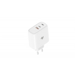 Зарядний пристрій 2E USB-C Wall Charger GaN 65W, white (2E-WC3USB65W-W)