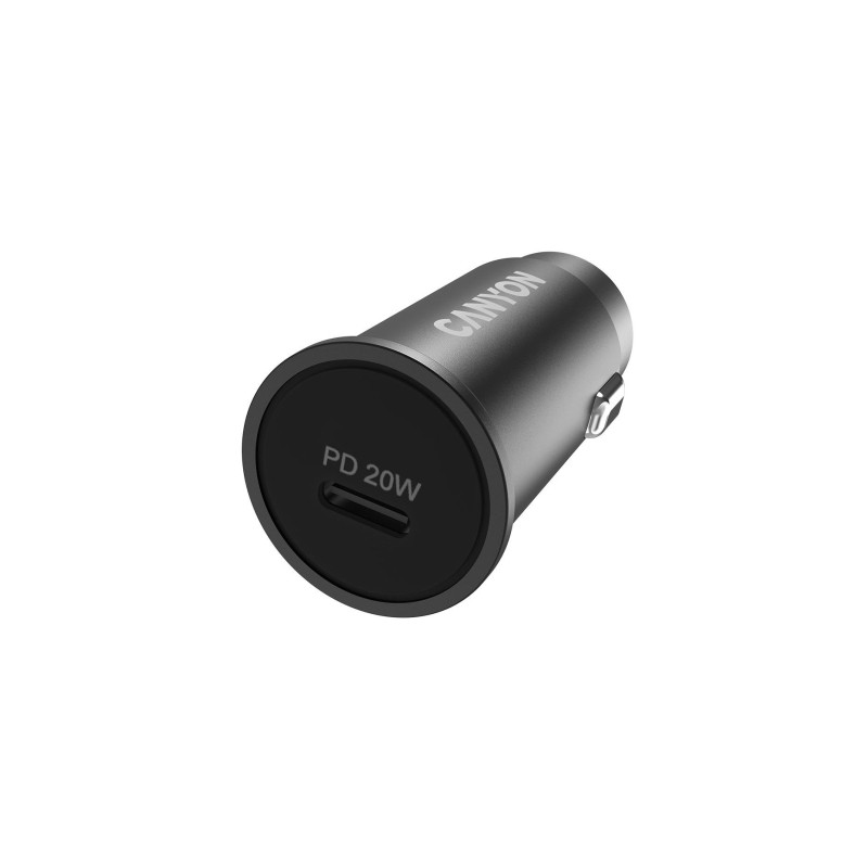 Зарядний пристрій Canyon PD 20W Pocket size car charger (CNS-CCA20B)