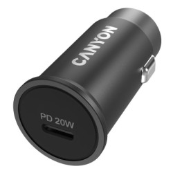 Зарядний пристрій Canyon PD 20W Pocket size car charger (CNS-CCA20B)