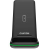 Зарядний пристрій Canyon WS- 304 Foldable 3in1 Wireless charger (CNS-WCS304B)