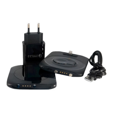 Зарядний пристрій Extradigital 4-in-1 Wireless charging for iPhone / iWatch / Airpods (W8) Black (CWE1533)