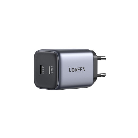 Зарядний пристрій Ugreen 2xUSB 40W GAN (Type-C 25W+20W) PD CD294 (90573)