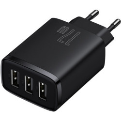 Зарядний пристрій Baseus Compact Charger 3U Black (CCXJ020101)