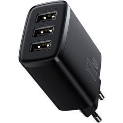 Зарядний пристрій Baseus Compact Charger 3U Black (CCXJ020101)