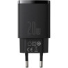 Зарядний пристрій Baseus Compact Quick Charger U+C 20W EU Black (CCXJ-B01)
