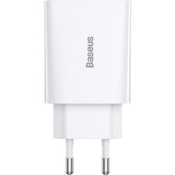 Зарядний пристрій Baseus Speed Mini Quick Charger White (CCFS-SN02)
