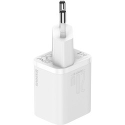 Зарядний пристрій Baseus Super Si Quick Charger 1C 20W EU White (CCSUP-B02)