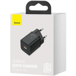 Зарядний пристрій Baseus Super Si Quick Charger 1C 25W Black (CCSP020101)
