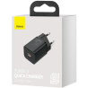 Зарядний пристрій Baseus Super Si Quick Charger 1C 25W Black (CCSP020101)