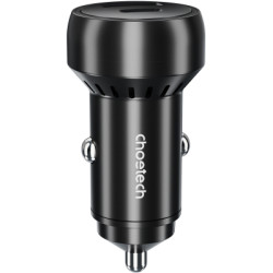 Зарядний пристрій Choetech USB-C+USB-A 60W QC3.0/PD/PPS black (TC0014-BK)