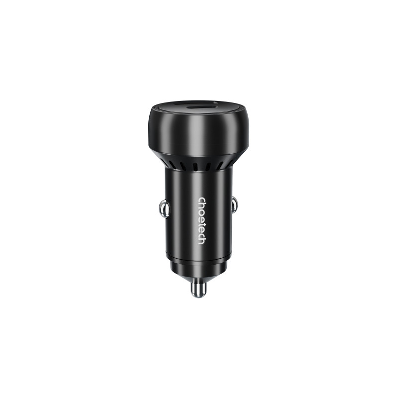 Зарядний пристрій Choetech USB-C+USB-A 60W QC3.0/PD/PPS black (TC0014-BK)