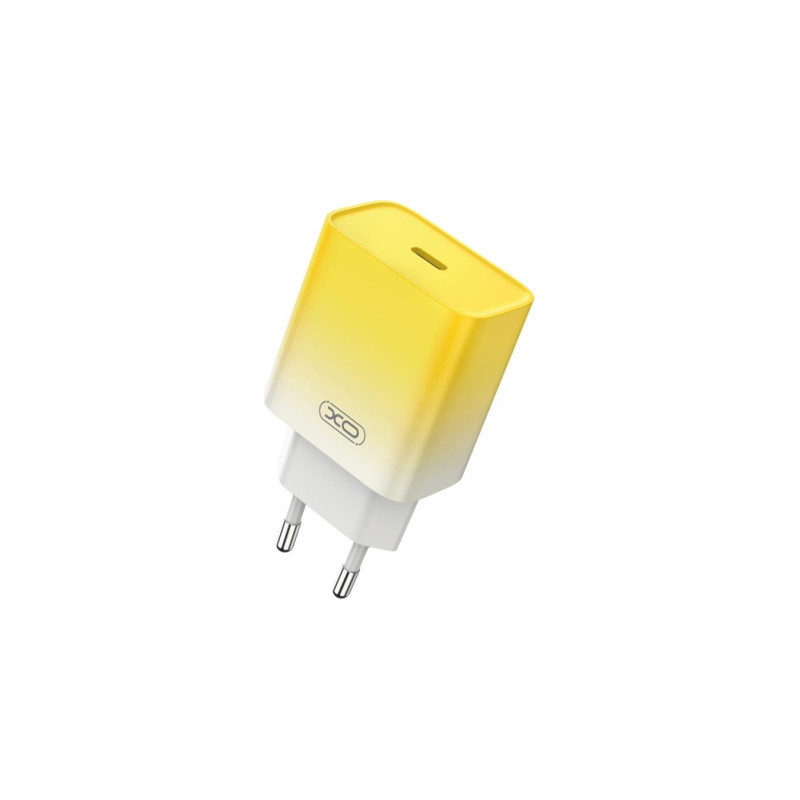 Зарядний пристрій XO CE18 PD30W USB-C Yellow (XO-CE18-YEL)