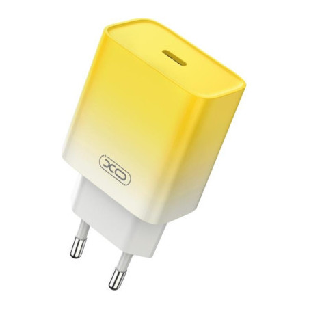 Зарядний пристрій XO CE18 PD30W USB-C Yellow (XO-CE18-YEL)