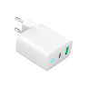 Зарядний пристрій Gembird 1xUSB-A + 1 Type-C (PD20Вт + QC3.0 18Вт) white (TA-UC-PDQC20L-W-01)