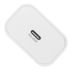 Зарядний пристрій RivaCase 1xUSB Type-C PD 20 Вт кабель Type-C white (PS4101 WD4 (White))