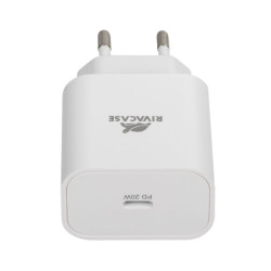 Зарядний пристрій RivaCase 1xUSB Type-C PD 20 Вт кабель Type-C white (PS4101 WD4 (White))