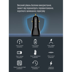 Зарядний пристрій ColorWay PowerDelivery PPS USB (USB-A + USB-C) (60W) Black (CW-CHA046PD-BK)