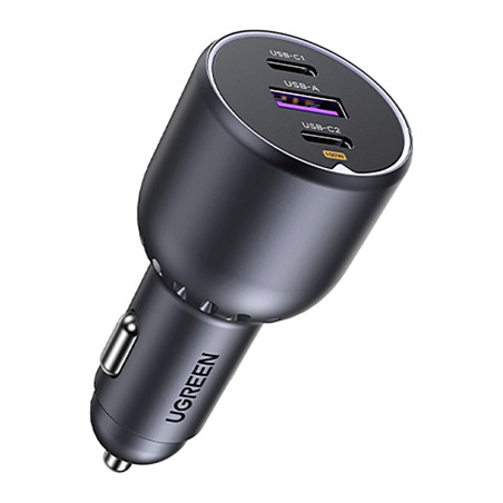 Зарядний пристрій Ugreen 3xUSB 130W (2xUSB-C+USB-A) QC3.0 (EC705) (35025)