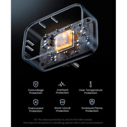 Зарядний пристрій Ugreen 3xUSB 30W Outlet Extender (2хUSB-A+USB-C) CD314 (90613)