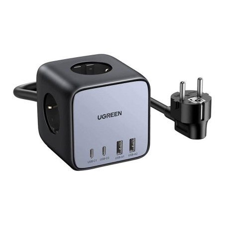Зарядний пристрій Ugreen 4xUSB 65W DigiNest Cube (2хUSB-C+2xUSB-A) CD268 (60113)