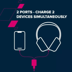 Зарядний пристрій Canyon CU35CC GaN 35W 2xPD EU White (CNS-CUW35CC)