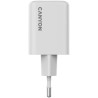 Зарядний пристрій Canyon CU45AC GaN 45W 1xPD 1xQC EU White (CNS-CUW45AC)