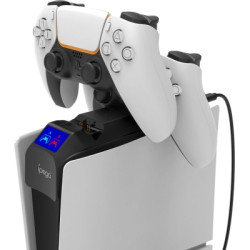 Зарядний пристрій iPega PG-P5S016 Для геймпадів DualSense PS5 Sony PlayStation 5 Slim Black (PG-P5S016)