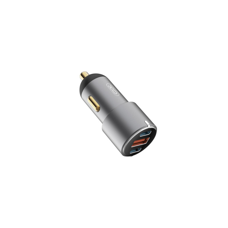 Зарядний пристрій XO CC45 1 USB QC 3.0 + 2 Type-C PD (60W) Black (XO-CC45-BK)