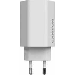 Зарядний пристрій Canyon HEXAGON 65 GaN 65W 2xPD 1xQC EU White (CND-CHAHEX65W)