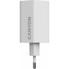 Зарядний пристрій Canyon HEXAGON 65 GaN 65W 2xPD 1xQC EU White (CND-CHAHEX65W)